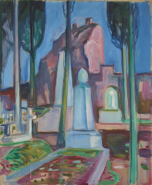 tombe de P.A. Munch à Rome, 1927, Edvard Munch