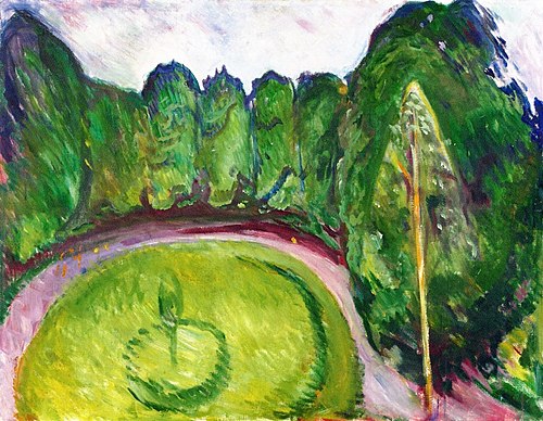 Parc, 1906, Edvard Munch