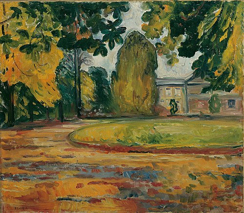 Park in Kösen, 1906, Edvard Munch