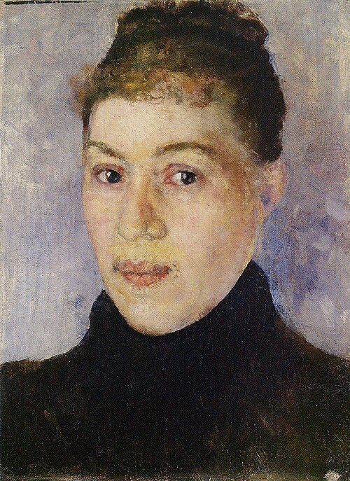 Portrait d'une femme, 1883, Edvard Munch