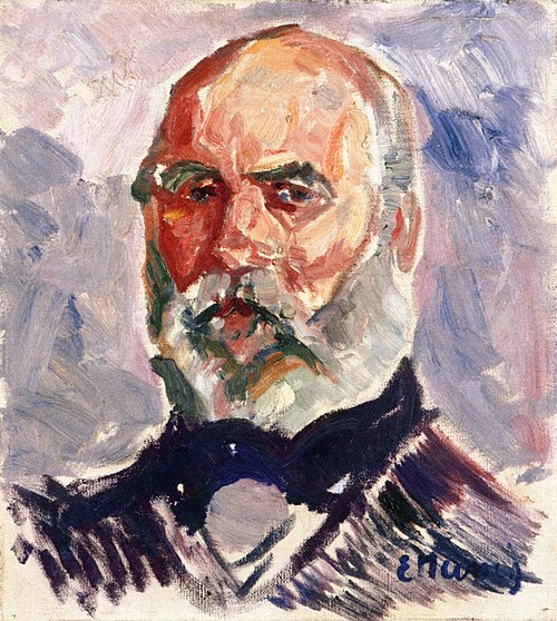 Portrait d'un vieil homme, 1907, Edvard Munch