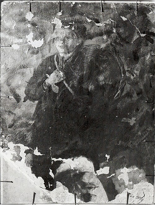 Études de portraits, 1884, Edvard Munch