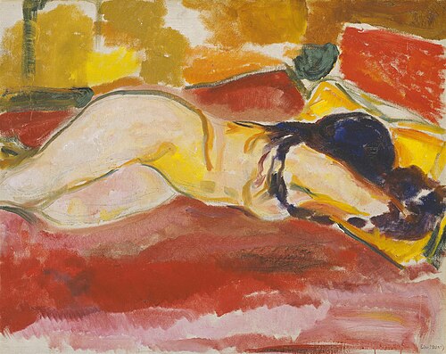 Nu couché, 1913, Edvard Munch