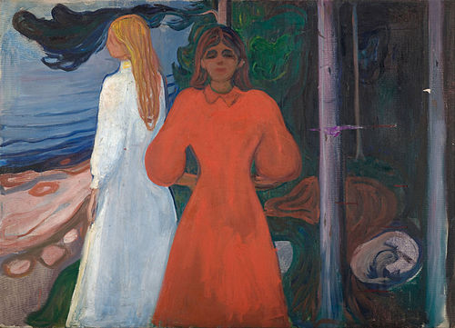 Rouge et Blanc, 1899, Edvard Munch