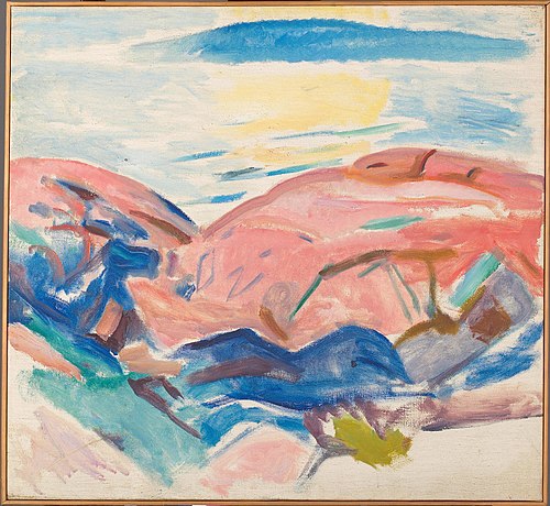 Rochers rouges, 1915, Edvard Munch