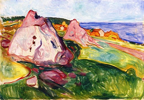 Red Rocks by Åsgårdstrand, 1904, Edvard Munch