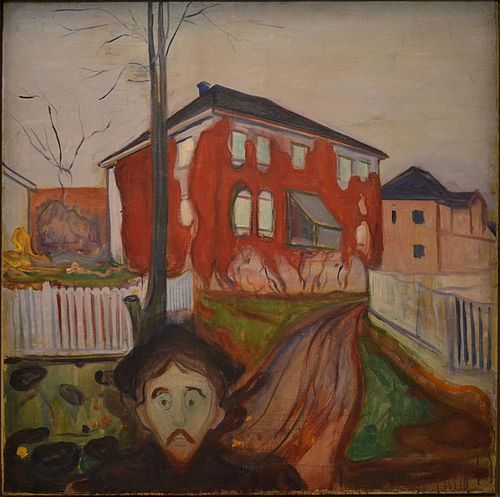 La Vigne vierge rouge, 1898, Edvard Munch