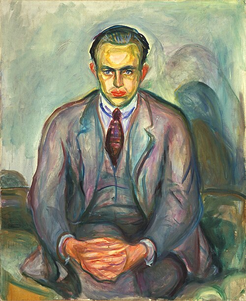 Rolf Stenersen, 1925, Edvard Munch
