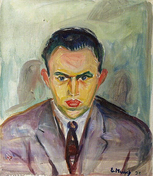 Rolf Stenersen, 1925, Edvard Munch
