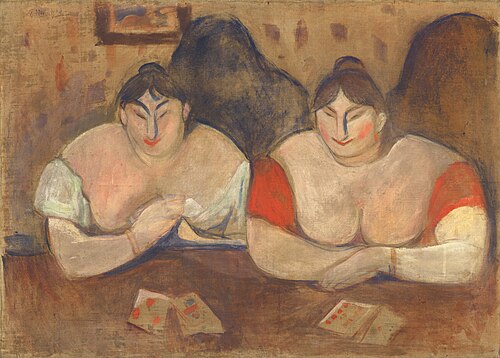 Rosa et Amelie, 1894, Edvard Munch