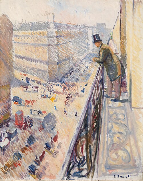 rue Lafayette, 1891, Edvard Munch