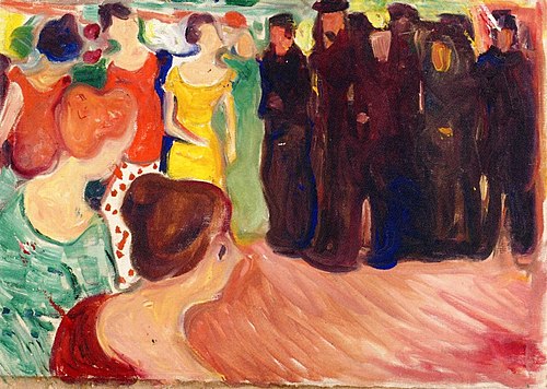Marins au port, 1903, Edvard Munch