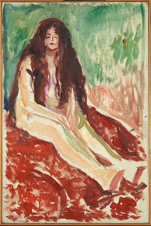 Nu assis, 1913, Edvard Munch