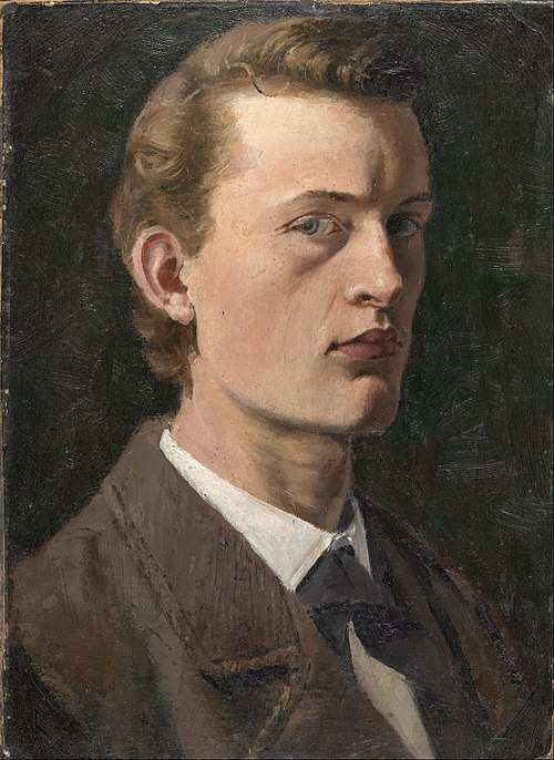 Autoportrait, 1882, Edvard Munch