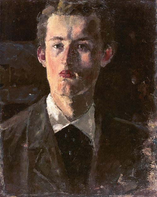 Self-Portrait, 1882, Edvard Munch