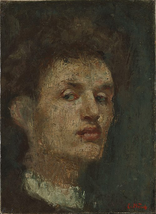 Autoportrait, 1886, Edvard Munch