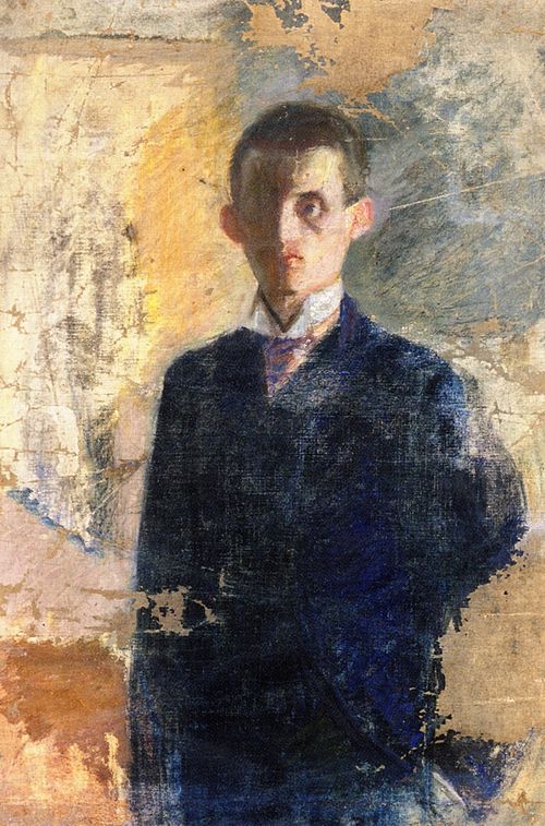 Autoportrait, 1888, Edvard Munch