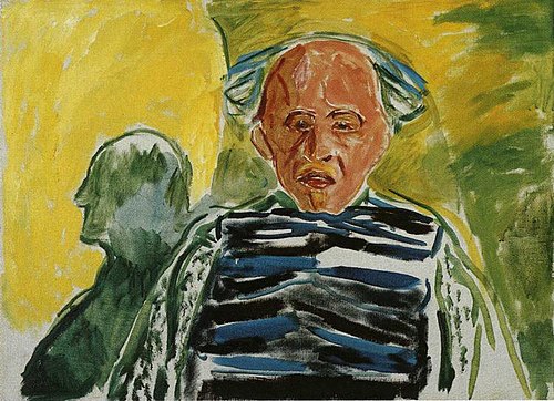 Autoportrait, 1940, Edvard Munch