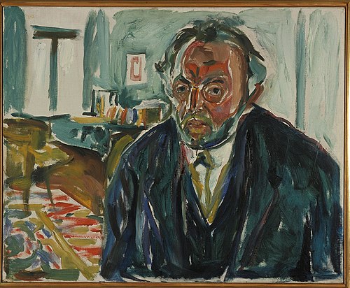 Autoportrait après la grippe espagnole, 1919, Edvard Munch