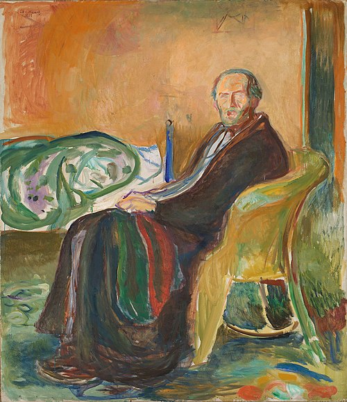 Autoportrait à la grippe espagnole, 1919, Edvard Munch