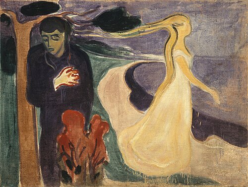 Séparation, 1896, Edvard Munch
