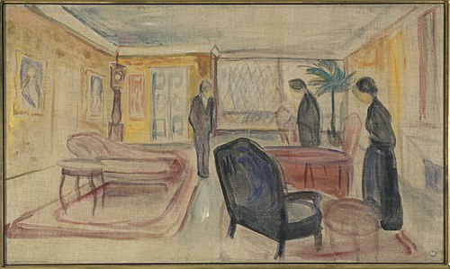 Esquisse pour « Les Revenants » d'Henrik Ibsen, 1906, Edvard Munch