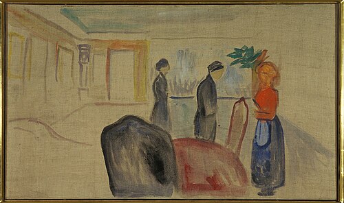 Esquisse pour « Les Revenants » d'Henrik Ibsen, 1906, Edvard Munch