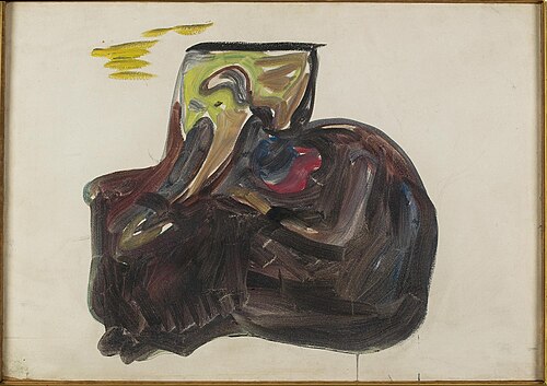 Esquisse pour « Les Revenants » d'Henrik Ibsen, 1906, Edvard Munch