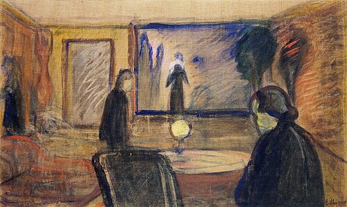 Esquisse pour « Les Revenants » d'Henrik Ibsen, 1906, Edvard Munch