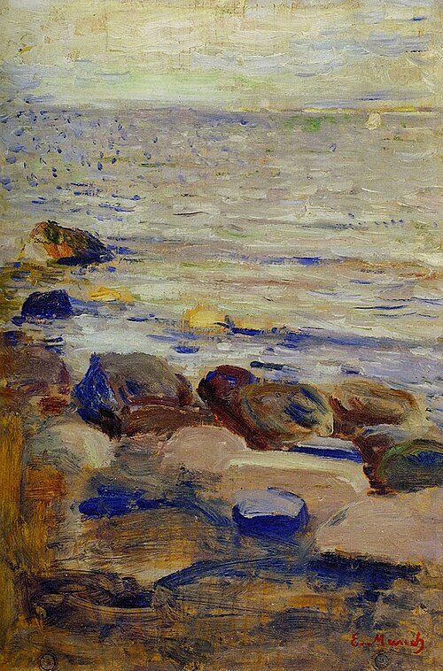 Côte, 1889, Edvard Munch