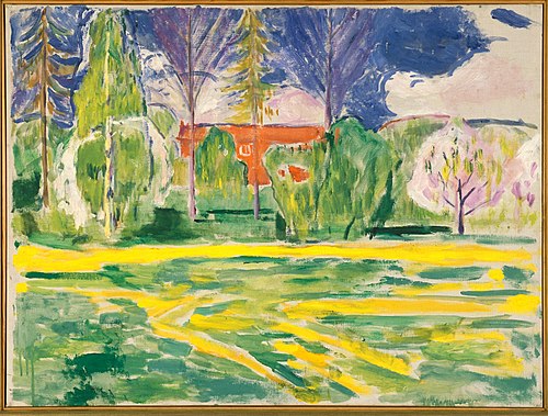Printemps à Ekely, 1942, Edvard Munch