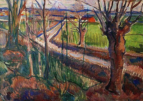 Jour printanier à Jeløya, 1915, Edvard Munch