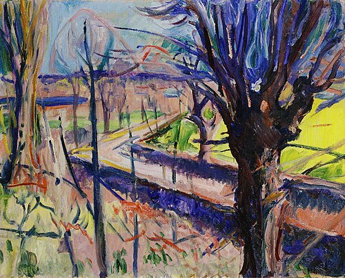 Jour printanier à Jeløya, 1915, Edvard Munch