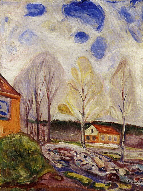 Spring in Åsgårdstrand, 1905, Edvard Munch