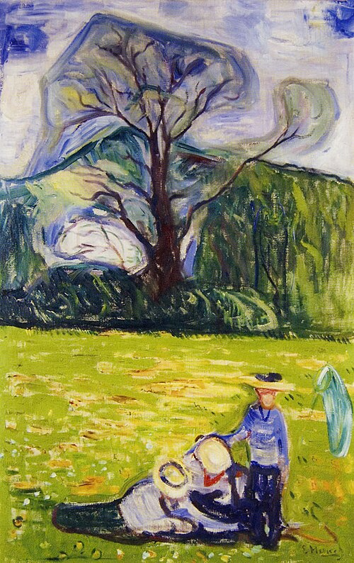 Printemps dans le jardin du Dr. Linde, 1903, Edvard Munch