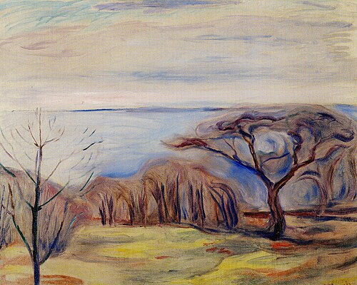 Paysage de printemps, 1905, Edvard Munch