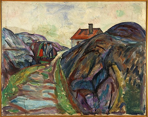 Travail de printemps dans les Skerries, 1910, Edvard Munch