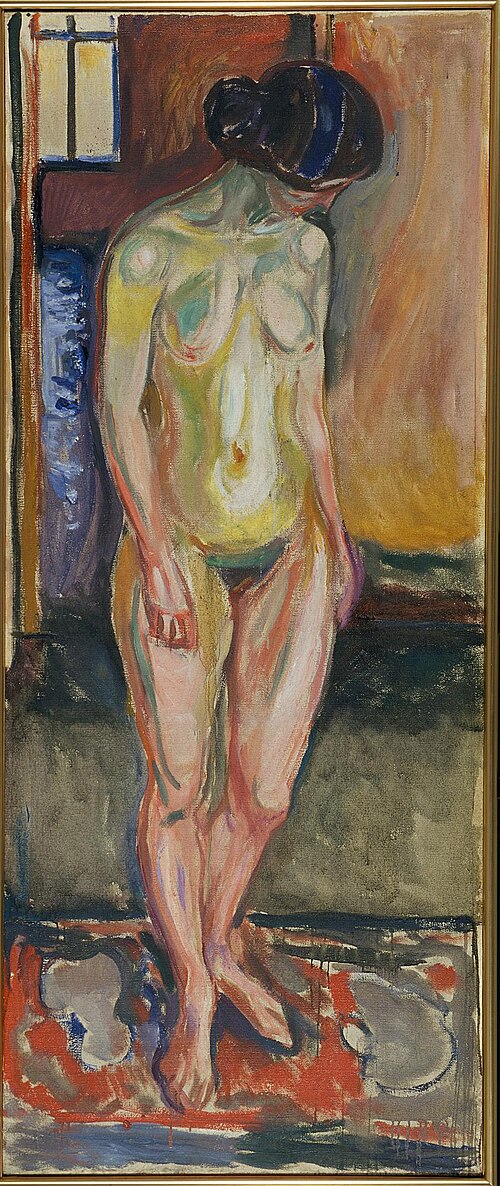 Nu debout : soir, 1922, Edvard Munch