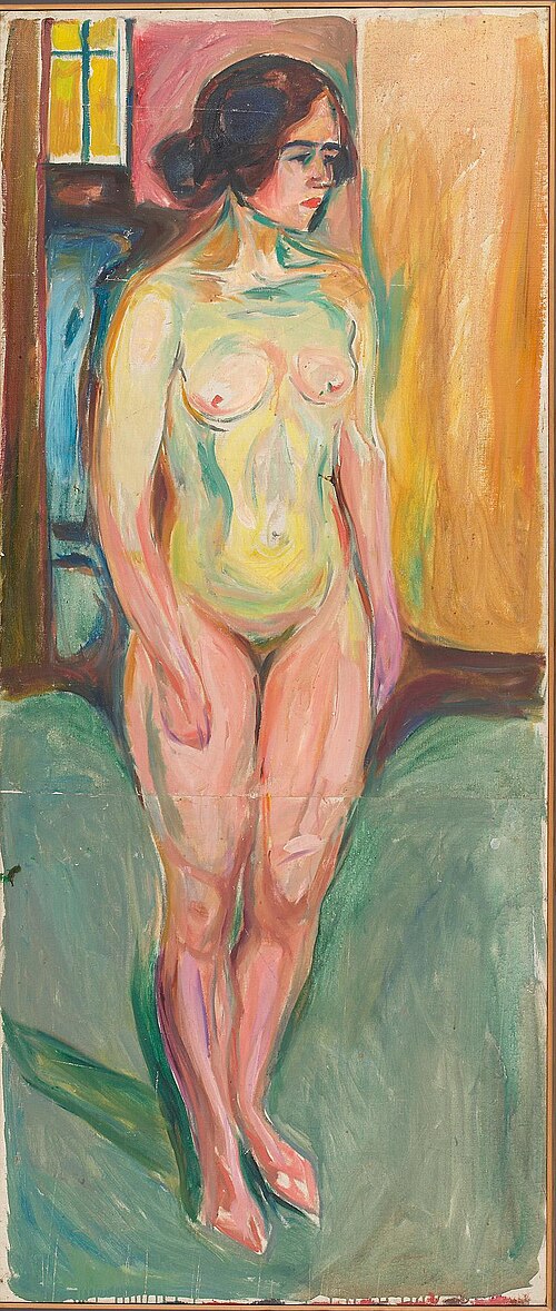 Nu debout : midi, 1922, Edvard Munch