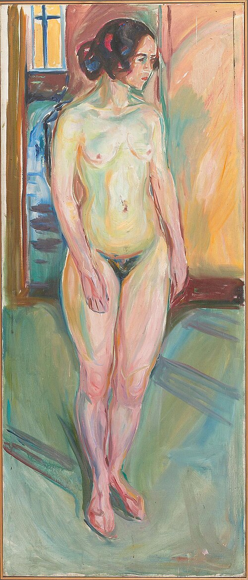 Nu debout : midi, 1922, Edvard Munch