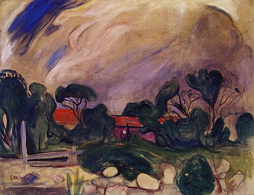 Paysage d'orage, 1902, Edvard Munch