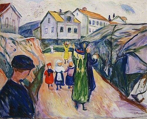 rue de Kragerø, 1913, Edvard Munch