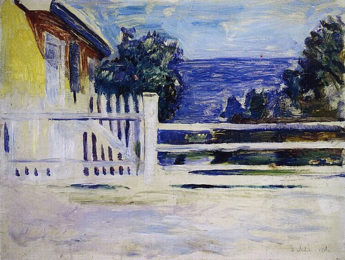 Soir d'été à Åsgårdstrand, 1889, Edvard Munch