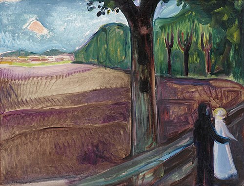 Nuit d'été, 1917, Edvard Munch