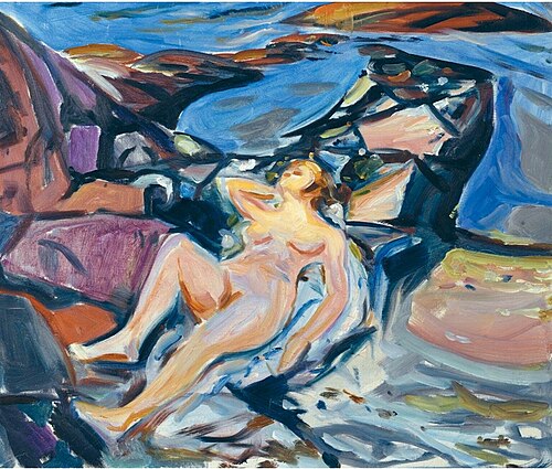 bain de soleil, 1915, Edvard Munch