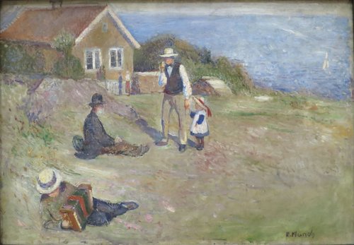 Dimanche à Åsgardstrand, 1891, Edvard Munch