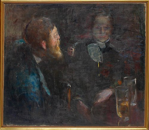 Tête-à-tête, 1885, Edvard Munch