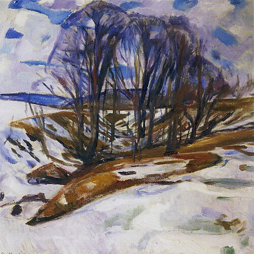 Neige fondant, 1919, Edvard Munch