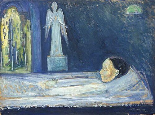 L'Ange de la mort, 1893, Edvard Munch