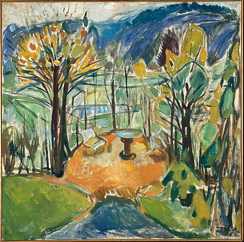 La Tonnelle à la fin de l'automne, 1926, Edvard Munch